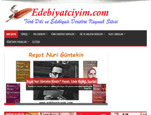 Tablet Screenshot of edebiyatciyim.com